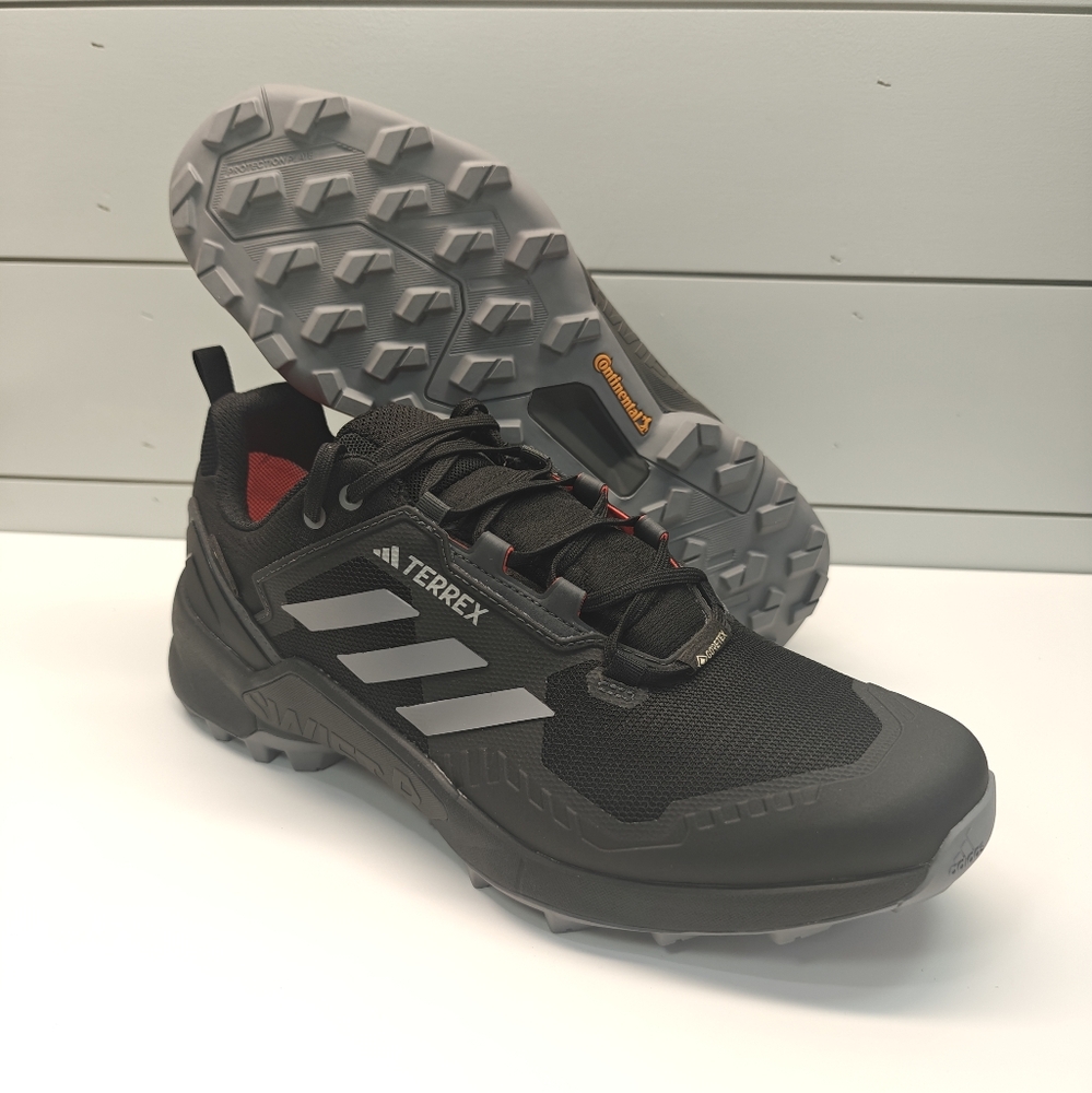 Adidas Terrex Swift R3 Gore-Tex Black Grey Hiking Trail Sneakers size Men's 13